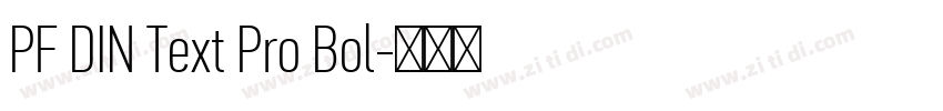 PF DIN Text Pro Bol字体转换